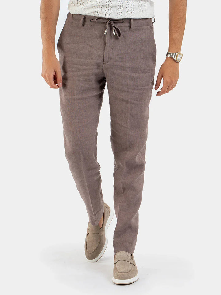 Linen Pants – Elastic Waist for Men