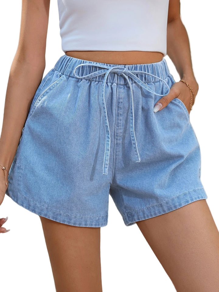 Women’s High-Waist Drawstring Shorts