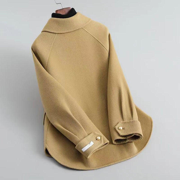 Womens Coat with Decorative Buttons