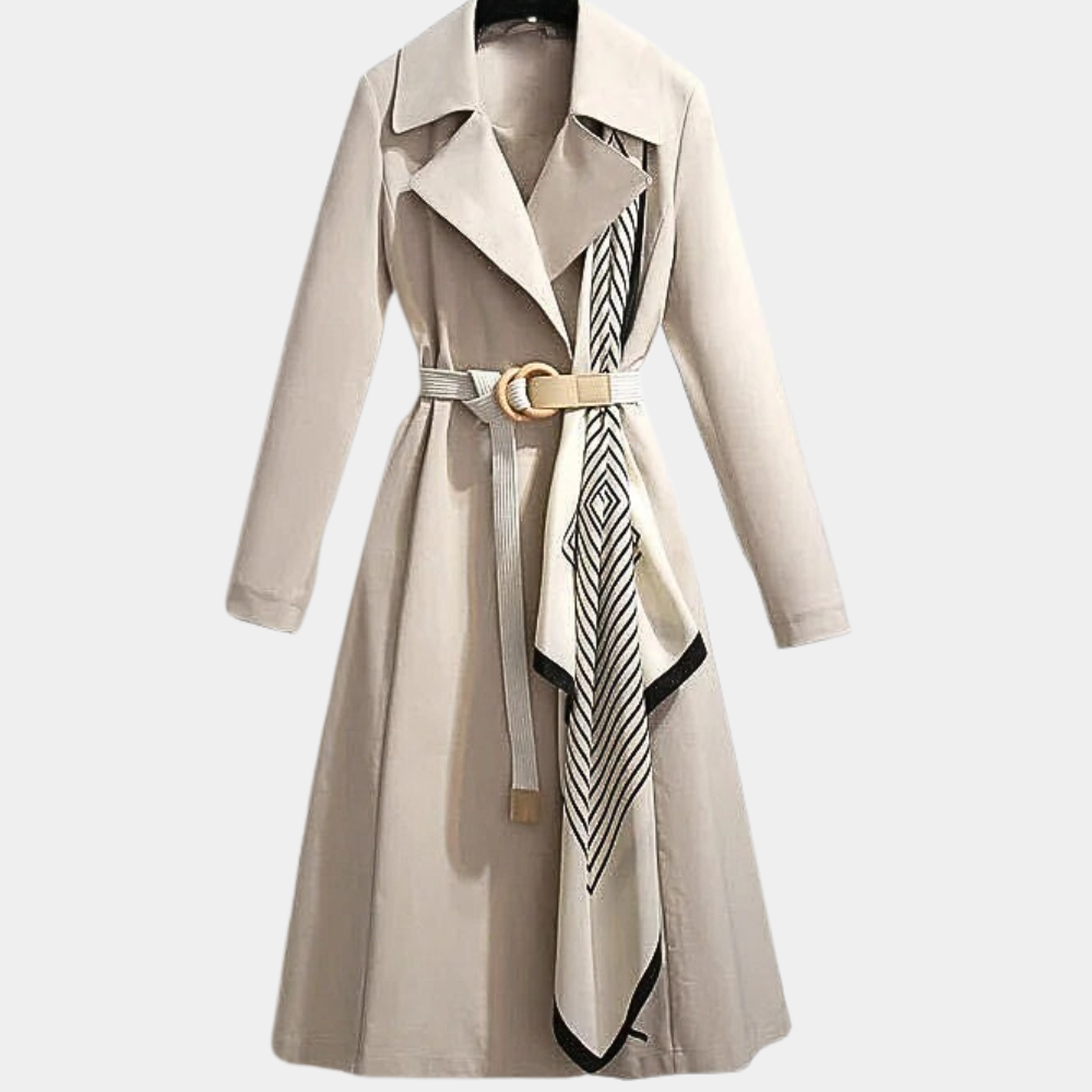 Womens Coat with Wide Lapels